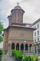 Fototapeta na wymiar The Church Kretzulescu build by Iordache Cretulescu