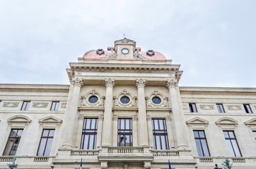 Fototapeta na wymiar The National Bank of Romania (BNR) building
