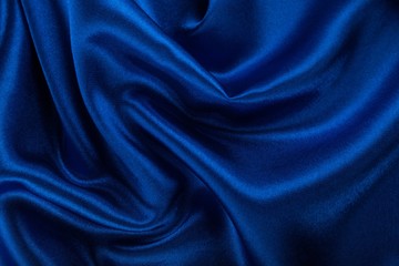 Obraz premium Textile, Blue, Satin.