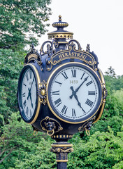 Fototapeta premium The Clock entrance from Herastrau Park.