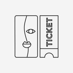 ticket line icon