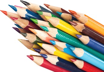Fototapeta premium Pencil, Color Image, Isolated.