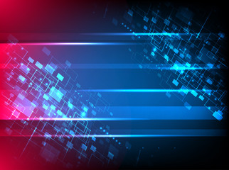 Abstract technology concept of business background.
