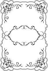 Art vintage fine frame