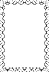 Scroll art renesance frame