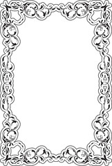 Victorian art ornate scroll frame