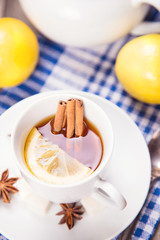 tea with lemon