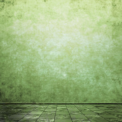 grunge empty room interior