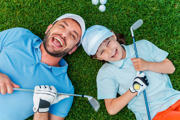 Happy golfers.