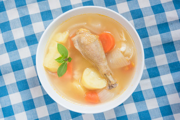 chicken stew with basil