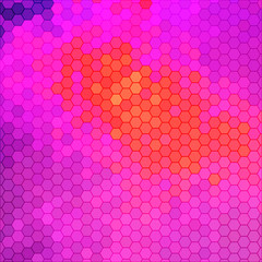 abstract geometric hexagon background