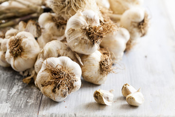 Bundle of garlic