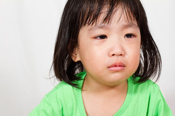 Obraz premium Little Asain Chinese Crying