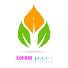 Abstract natural logo