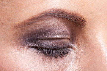 Fototapeta na wymiar Close up of a woman eye