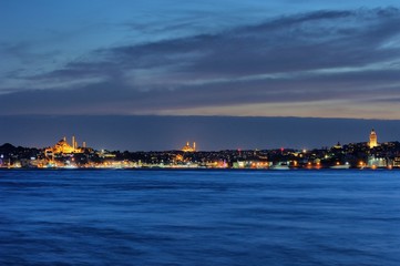 Fototapeta na wymiar An Istanbul Evening
