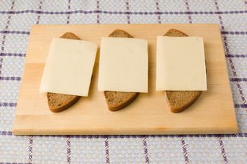 the cheese sandwiches