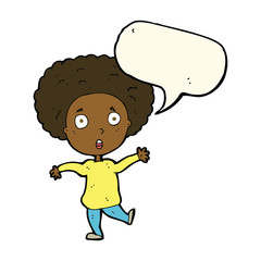 cartoon startled person with speech bubble