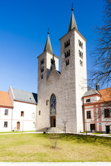 Fototapeta na wymiar premonstratensian monastery of Milevsko, Czech Republic
