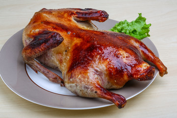 Roasted duck