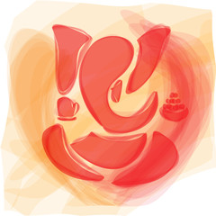 Ganesha or Ganesh, Hindu God.Vector Eps10