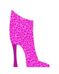 Hot Pink Leopard Fashion Boot