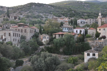 Fototapeta na wymiar Old Town Doğanbey