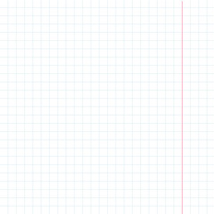 White squared paper sheet school notebook texture