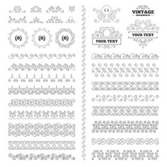 Laurel wreath award icons. Prize for winner.