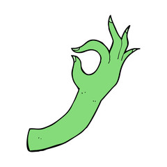 cartoon hand symbol