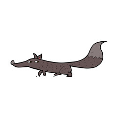 cartoon little fox