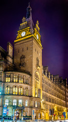 Fototapeta na wymiar The Grand Central Hotel, a historic building in Glasgow, Scotlan