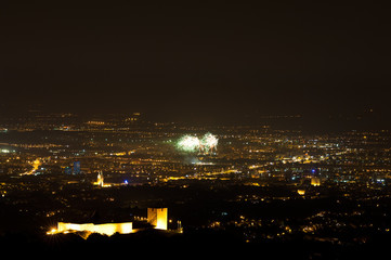 Fireworks over Zagreb