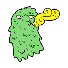 cartoon gross ghost