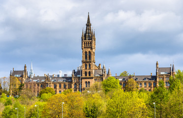 Fototapeta na wymiar View of the University of Glasgow - Scotland