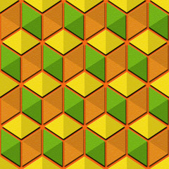 Abstract checkered pattern - seamless background - citrus texture