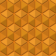 Abstract checkered pattern - seamless background - orange texture