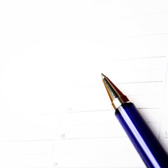 Color pencil and agenda