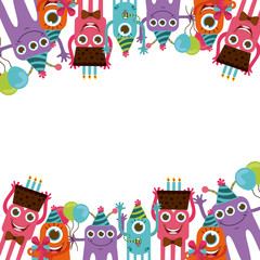 Fototapeta premium cute monster