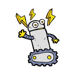 cartoon robot