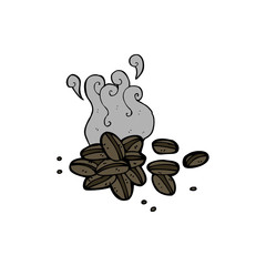 cartoon coffee beans
