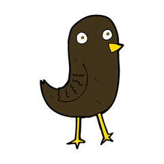funny cartoon bird