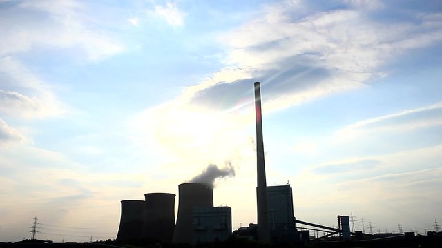 A Power plant with sky - Kraftwerk