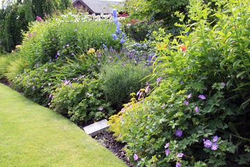 Garden flower bed