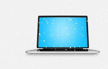 Computer Screen Illustration