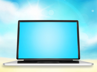 Computer Screen Illustration