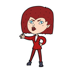 cartoon vampire girl