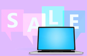 Computer Screen Illustration