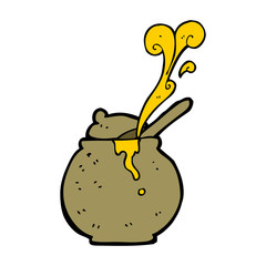 cartoon honey pot