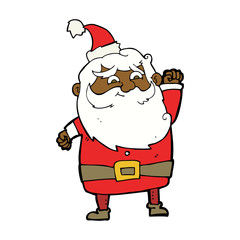 cartoon santa claus